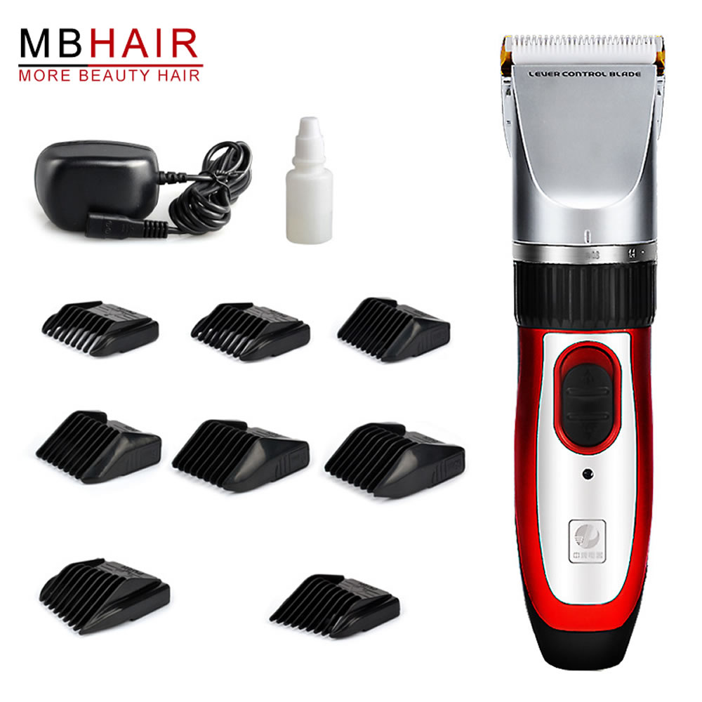 Mbhair Ceramic Trimmer Waterproof Electric Hair Clipper Mbhair